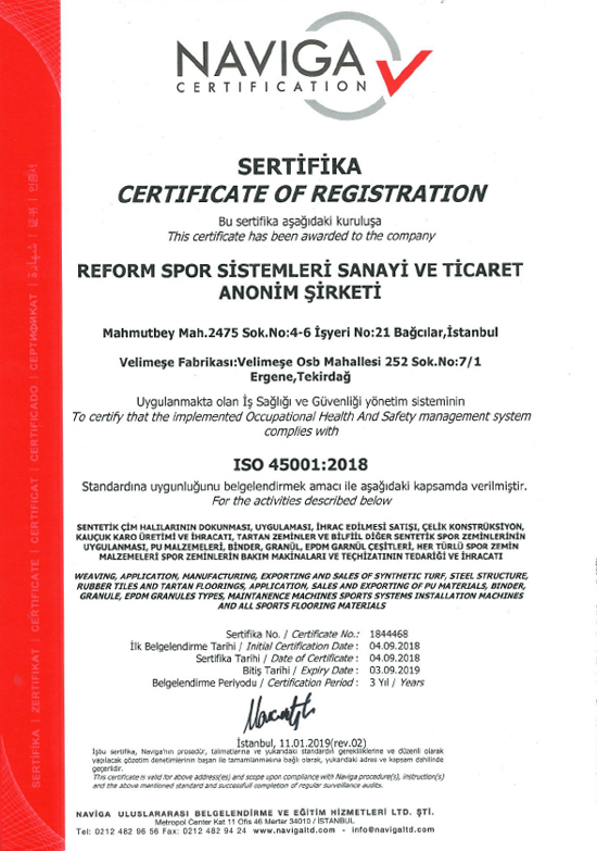 ISO 45001 REFORM