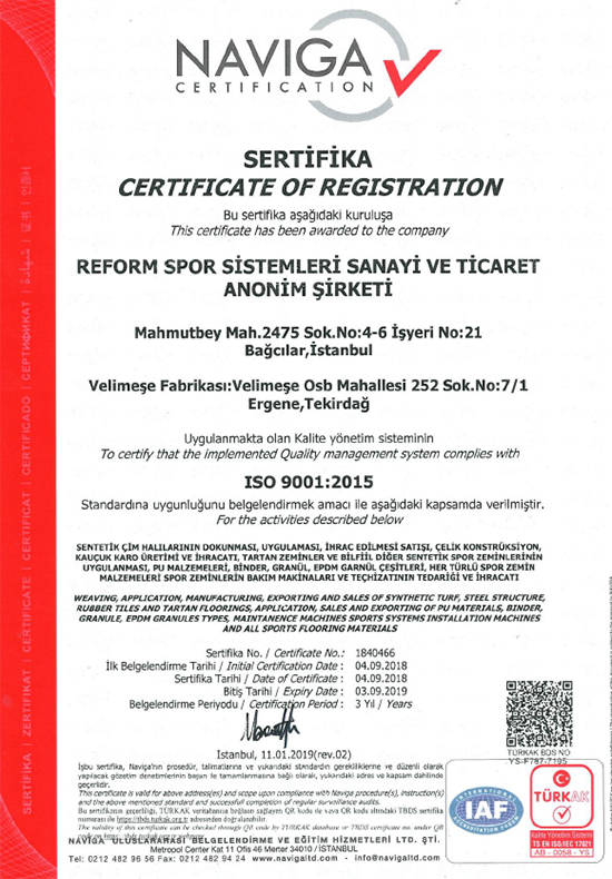 ISO 9001 REFORM