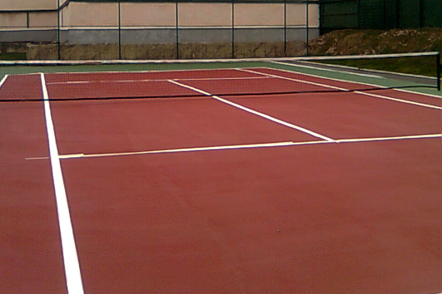 Acrylic Floor Tennis Court, completed by Reform Sports in Romania.