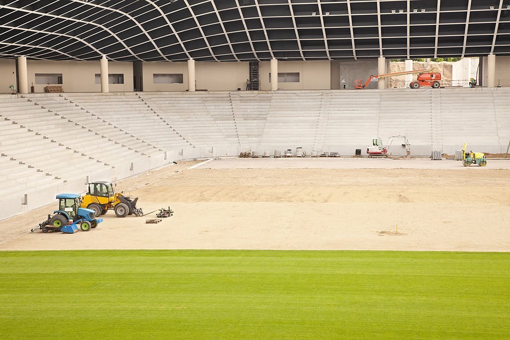 sports field construction cost calculations and construction methods
