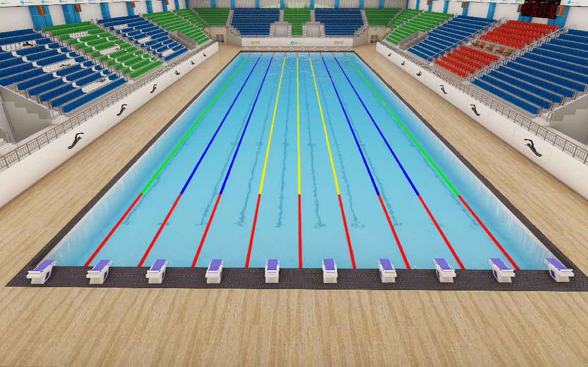 Indoor Swimming Pool - 5.000 Seating Capacity