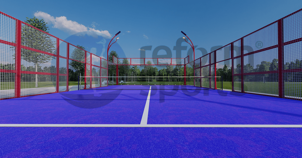 what are the padel tennis courts flooring types
