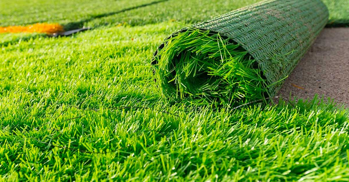 How much is artificial grass for a football stadium?